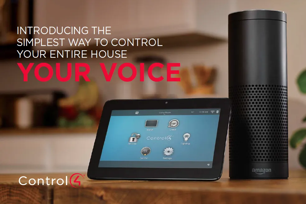 Alexa can be much more than a countertop speaker. Connected to a well-programmed Control4 system, a short voice command can coordinate the rooms and routines that matter every day.